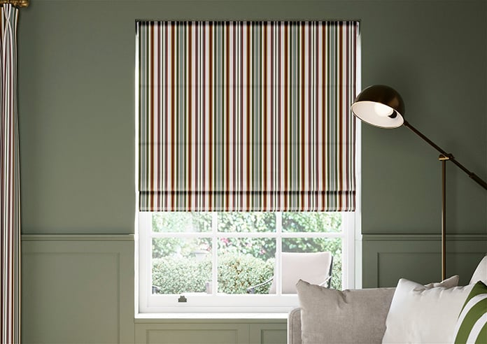 The British Stripe Co. Elizabeth, Highlands No.1 - Roman Blind - Image 3
